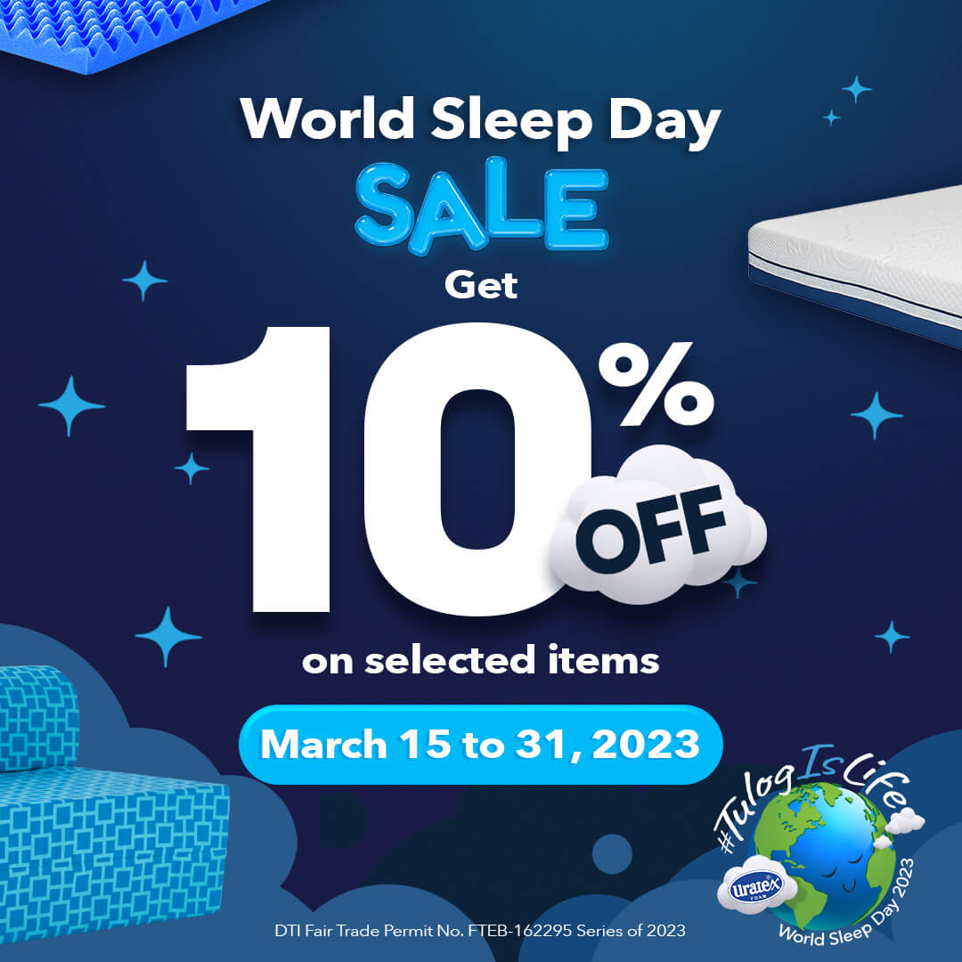 Uratex World Sleep Day Sale March 2023