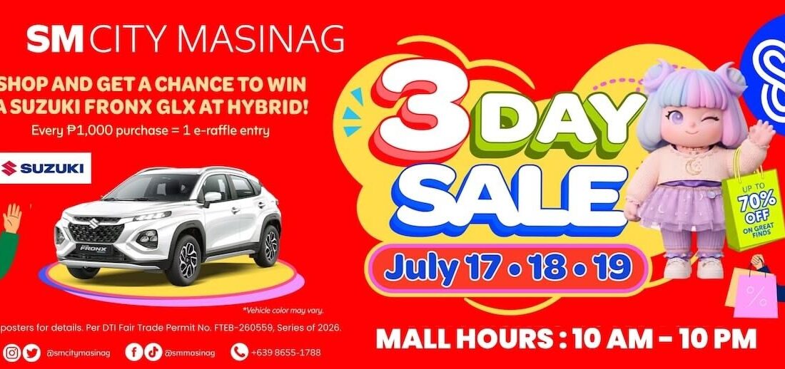 Midyear Must-Haves Await at SM City Masinag’s 3-Day Sale