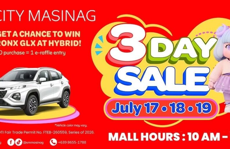 Midyear Must-Haves Await at SM City Masinag’s 3-Day Sale